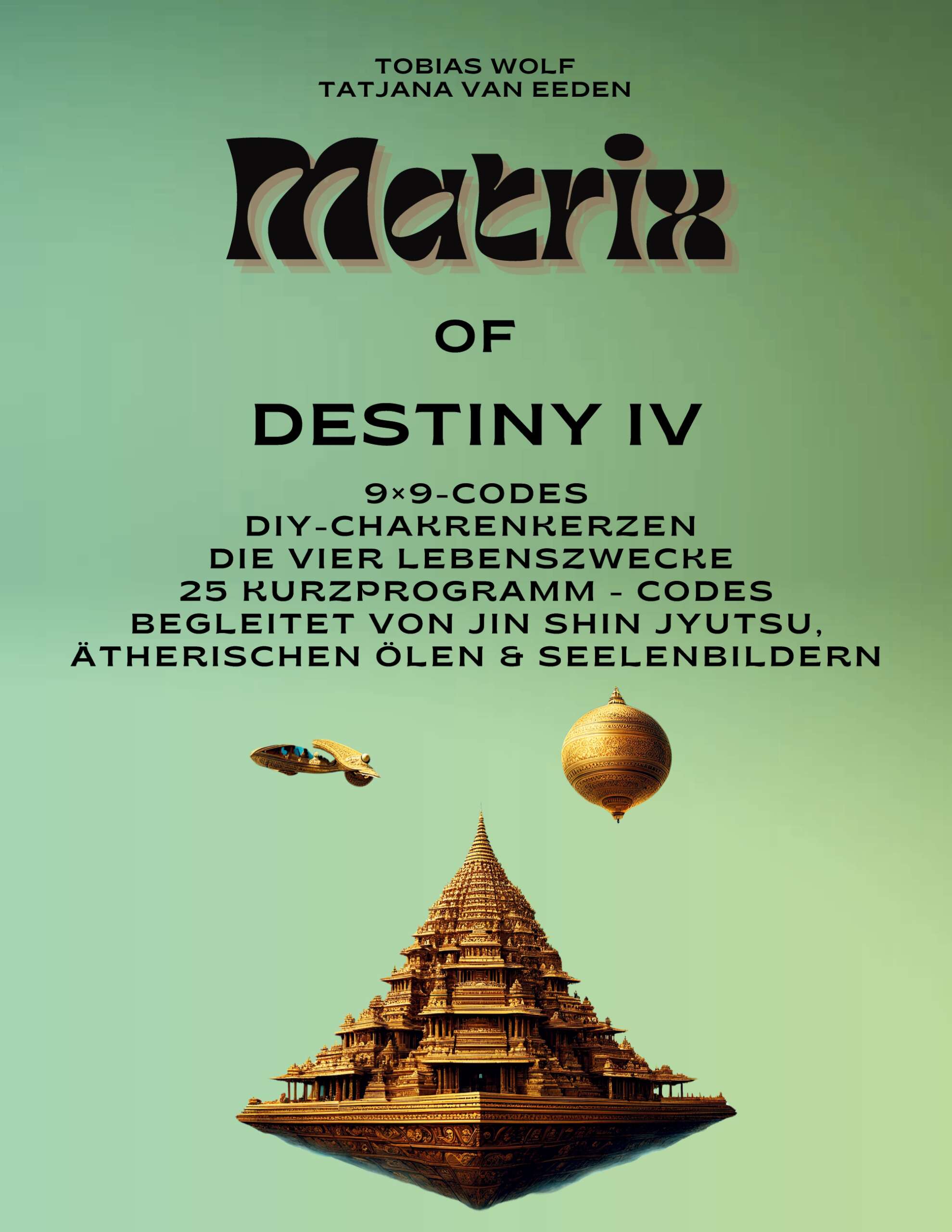 Buchcover „Matrix of Destiny IV“ mit symbolischer Darstellung von Struktur, Aufbau und innerer Ordnung innerhalb der Matrixarbeit.