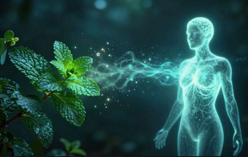 Leuchtende Blätter senden klare blaue Energie zu einem erleuchteten Geist – Blatt-Persönlichkeit Aroma-Archetyp Schicksalsmatrix